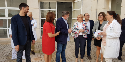 La Consellera de Sanitat Ana Barceló visita l'Hospital de Vinaròs