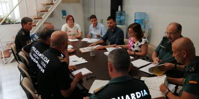 Vinaròs celebra la Junta de Seguretat Local per a la celebració de les Festes de Sant Joan i Sant Pere