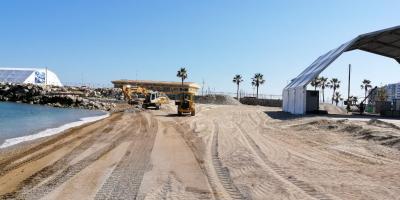 L'Ajuntament deixa a punt les platges per a la nova temporada estiuenca