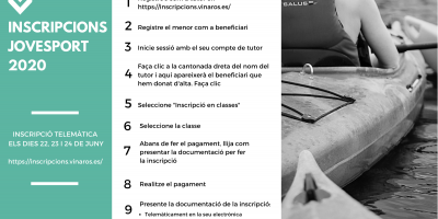 Inscripción Jovesport 2020